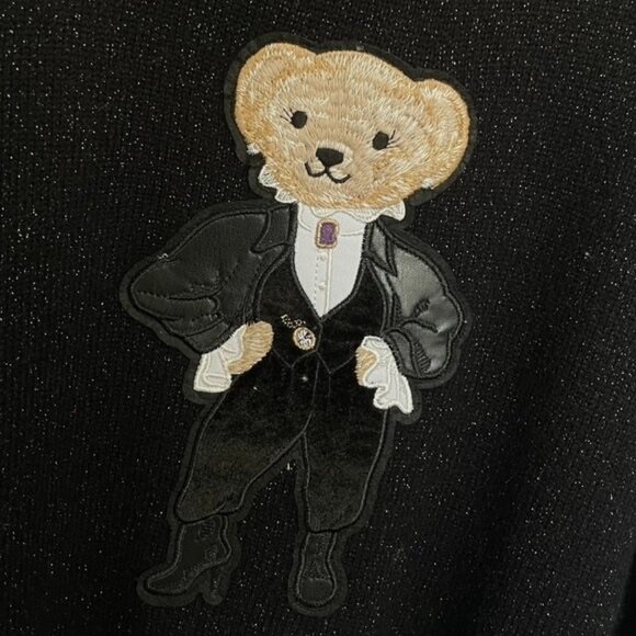 Polo by Ralph Dress Cartoon Bear Brown Sweater - Picture 7 of 8